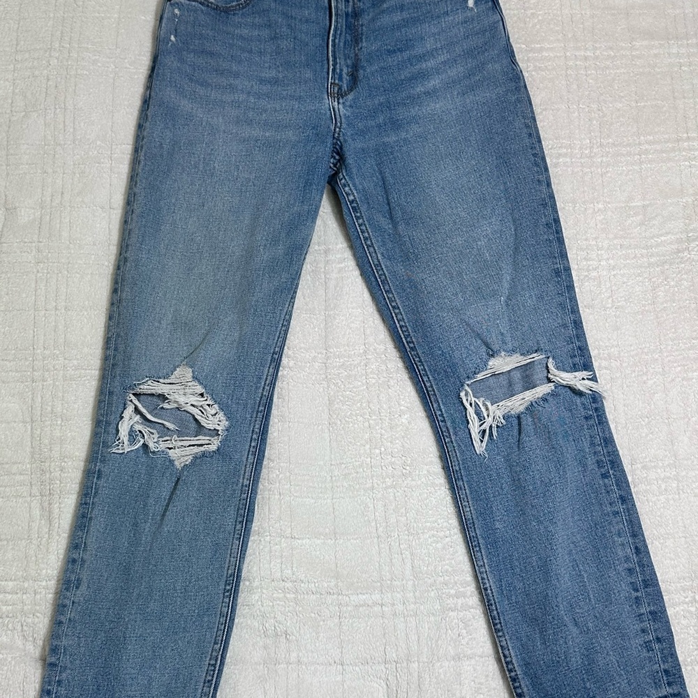 Abercrombie & Fitch Light Blue High Rise Jeans